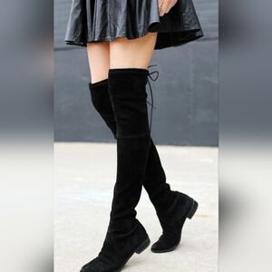 Stuart Weitzman Black Over-the-Knee Boots